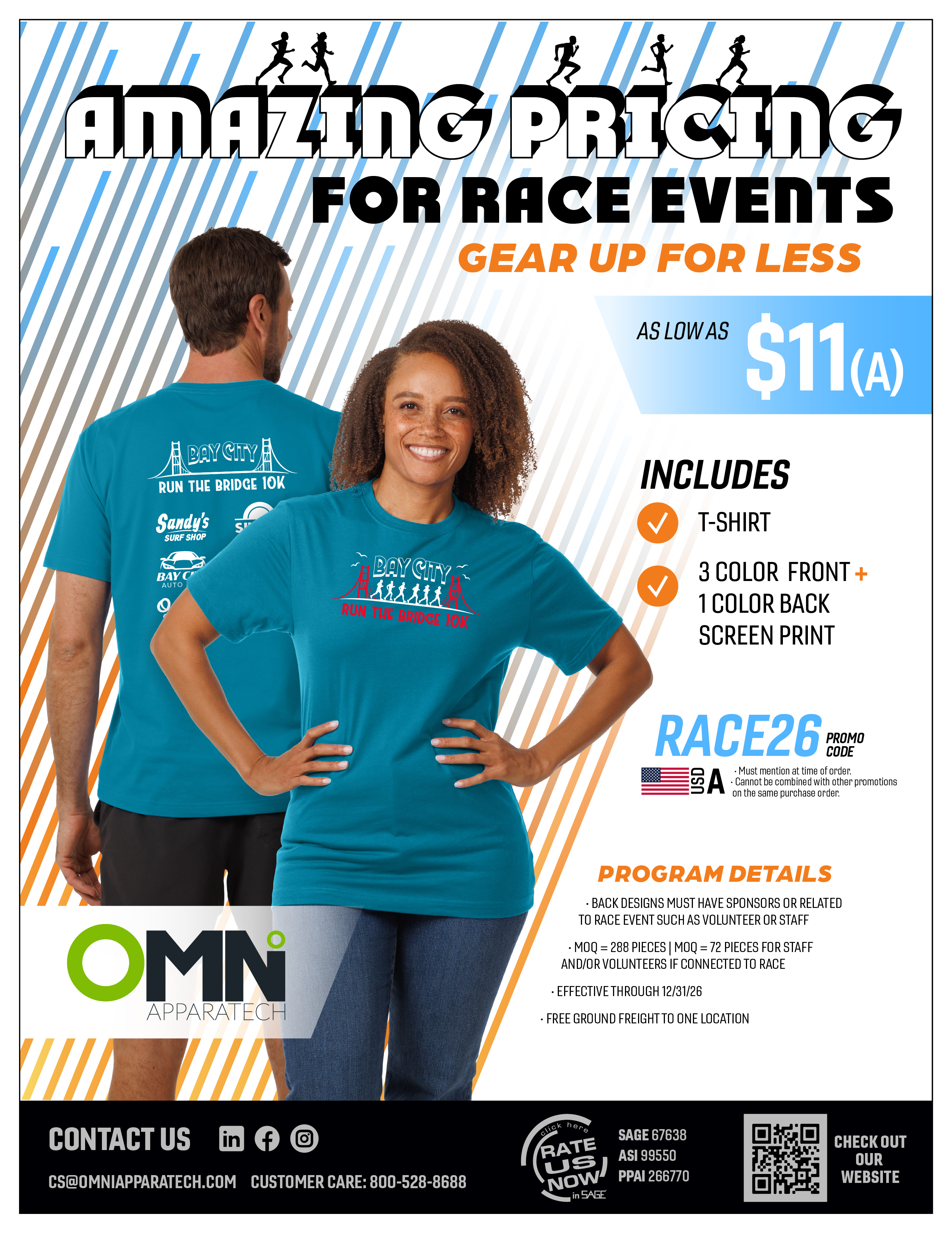 Race Event Special Pricing