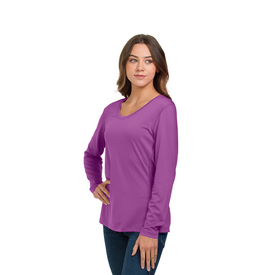 BARBADOS LADIES POPCORN LS TEE