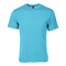 TRIBLEND MENS TEE AQUA HEATHER FRONT