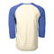 PRIMEASE BASEBALL TEE OATMEAL / BLUE HEATHER BACK