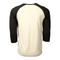 PRIMEASE BASEBALL TEE OATMEAL / BLACK BACK