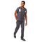 SENTRY MENS SCRUB HEMMED PANTS SMOKE