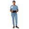 ENDEAVOR M SCRUB JOGGER PANTS VISTA BLUE