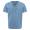 PIONEER MENS SCRUB TOP VISTA BLUE FRONT