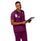 PIONEER MENS SCRUB TOP SANGRIA