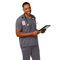 PIONEER MENS SCRUB TOP SMOKE