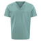PIONEER MENS SCRUB TOP SAGE FRONT