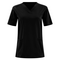 HARMONY LADIES SCRUB TOP BLACK FRONT