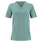 HARMONY LADIES SCRUB TOP SAGE FRONT