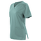 HARMONY LADIES SCRUB TOP SAGE QUARTER