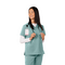HARMONY LADIES SCRUB TOP SAGE