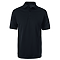 NEWPORT MENS MESH POLO BLACK FRONT