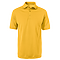 NEWPORT MENS MESH POLO TEAM YELLOW FRONT