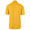 NEWPORT MENS MESH POLO TEAM YELLOW BACK