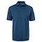 NEWPORT MENS MESH POLO ESTATE BLUE FRONT