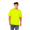 BRAZIL MENS POPCORN TEE HI-VIS GREEN
