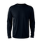 BARBADOS MENS LS POPCORN TEE BLACK FRONT