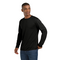 BARBADOS MENS LS POPCORN TEE BLACK