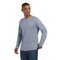BARBADOS MENS LS POPCORN TEE PLATINUM