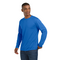 BARBADOS MENS LS POPCORN TEE ROYAL BLUE
