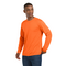 BARBADOS MENS LS POPCORN TEE HI-VIS ORANGE