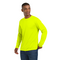 BARBADOS MENS LS POPCORN TEE HI-VIS GREEN