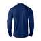 BARBADOS MENS LS POPCORN TEE COBALT BACK
