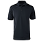 ROCKHURST MENS JCQD POLO BLACK FRONT
