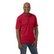 ROCKHURST MENS JCQD POLO RED