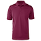 ROCKHURST MENS JCQD POLO CRIMSON FRONT