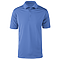 ROCKHURST MENS JCQD POLO BLUE FRONT