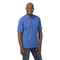 ROCKHURST MENS JCQD POLO BLUE