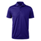 HARRISON SYN M SS MESH POLO PURPLE FRONT