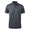 HARRISON SYN M SS MESH POLO CHARCOAL FRONT