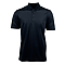 ELM SYNTREL M SELF STRIPE POLO BLACK FRONT