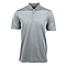 ELM SYNTREL M SELF STRIPE POLO PLATINUM FRONT