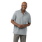 ELM SYNTREL M SELF STRIPE POLO PLATINUM