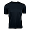 DENALI RECYCLE 100% POLY TEE BLACK FRONT