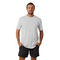 ZORREL HARBOR DRIB M SS TEE SILVER HEATHER