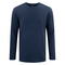 ZORREL HORIZON DRIB M LS TEE NAVY FRONT