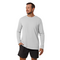 ZORREL HORIZON DRIB M LS TEE SILVER HEATHER