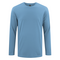 ZORREL HORIZON DRIB M LS TEE SKY BLUE FRONT