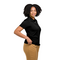 NEWPORT LADIES MESH POLO BLACK