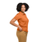NEWPORT LADIES MESH POLO ORANGE