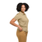 NEWPORT LADIES MESH POLO VEGAS GOLD