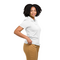 NEWPORT LADIES MESH POLO WHITE