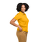 NEWPORT LADIES MESH POLO TEAM YELLOW