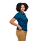 NEWPORT LADIES MESH POLO ESTATE BLUE