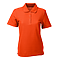 SONOMA LADIES PIQUE  POLO ORANGE FRONT