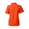 SONOMA LADIES PIQUE  POLO ORANGE BACK